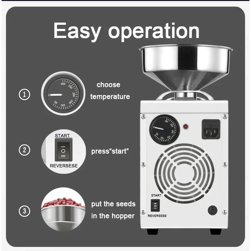 220 فولت الكهربائية 220 فولت الذكية النفط الصحافة المنزلية متعددة الوظائف الغذاء الصف الفولاذ المقاوم للصدأ الجسم الصحافة صغيرة الفول السوداني بذور الكتان جوز الهند