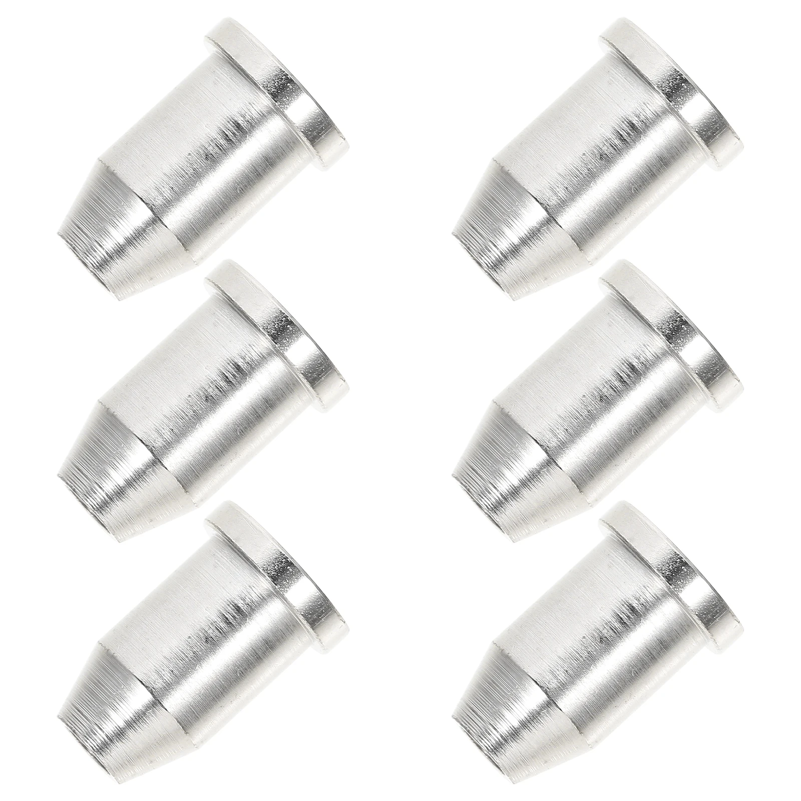 

6 Pcs Electric Guitar String Buckle Metal Ferrules for Strings Body Through Holders Accessories Parts Supplies