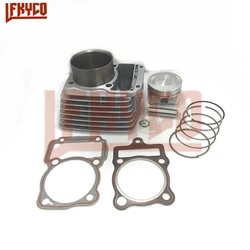 

Motorcycle Cylinder Piston Ring Kit 65.5mm Bore for Zongshen CG200 ZS200 CG250 Air-cooled ATV Dirt Bike Off Road Engine Parts