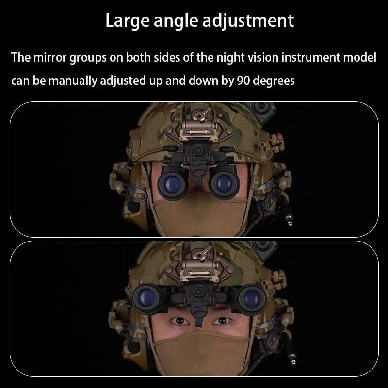 A/PVS31 lornetowy Model noktowizyjny, dostosowany do podstawy instrumentu noktowizyjnego, symuluje oświetlenie przyrządów noktowizyjnych