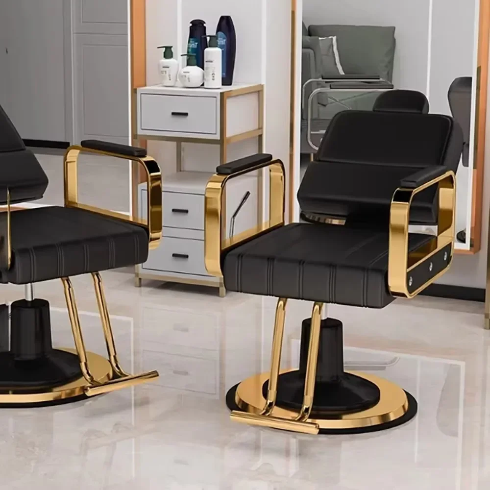 

Glamour Beauty Barber Chair Nordic Style Delicacy Professional Hairdresser Chair Simple Exquisite Kapperstoel Hair Furniture