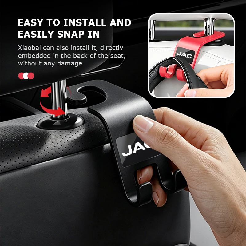 For JAC Car Seat Hooks Rear Seat Storage Bracke Accessories JS3 J2 S5 JS2 S3 T8 Refine J5 J6 J7 J4 T6 T8 Pro T9