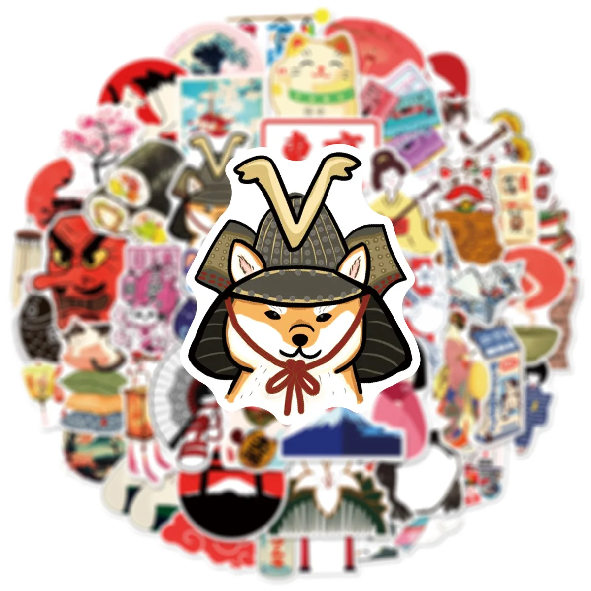 

10/30/50PCS Cartoon Japanese Creative Culture Cartoon Sticker DIY Phone Laptop Luggage Skateboard Graffiti Decals Fun for Kid