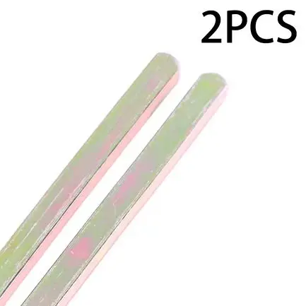 2-Pack 8mm Side Length Door Locking Rods; Solid Iron Door Handle Connection Rods; Door Security Parts.
