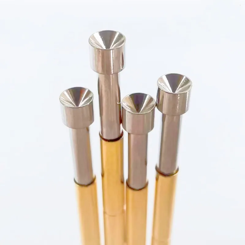 P125シリーズ ニッケルメッキ真鍮スプリングテストプローブ テストピン ポゴピン 電気針 PCBテストツール P125-B P125-B1 33.35mm 2.02mm