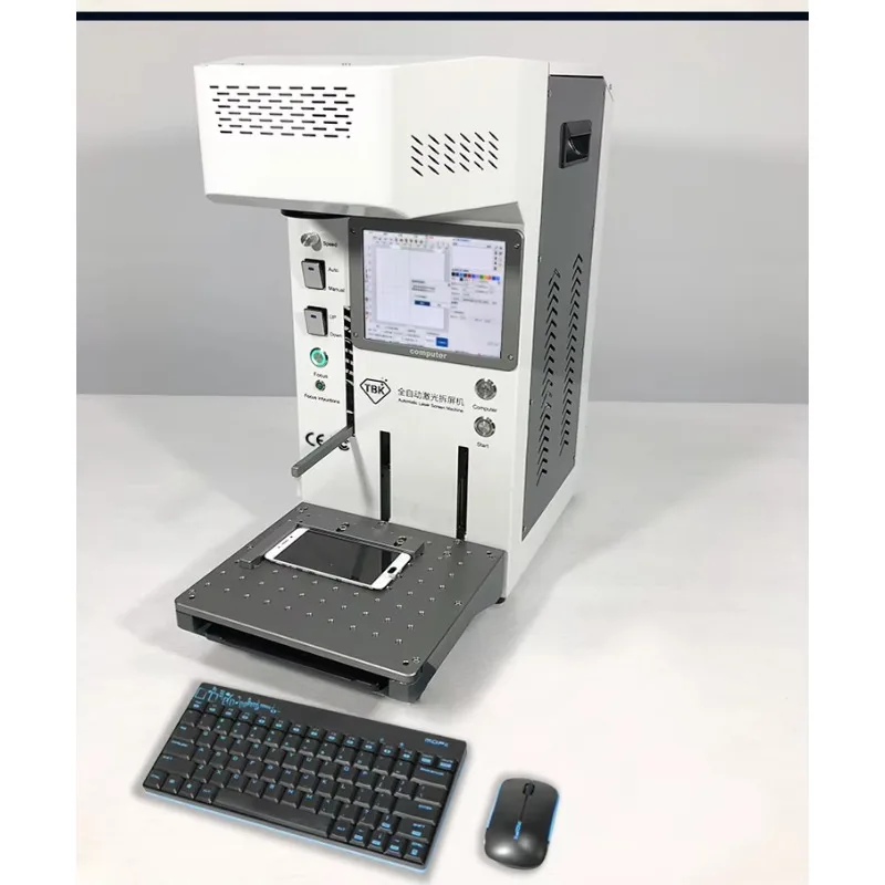 Best Price TBK 958a Enhanced Laser Marking Machine Built-in Keyboard Auto Focus For IPhone 8 8P X XR XS XS Max Back Glass Repair