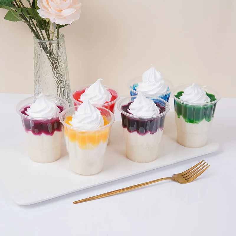 Artificial Jam Ice Cream Sundae Model Fake Cream Dessert Window Display Simulation Food Play Props Decorations Home Decor