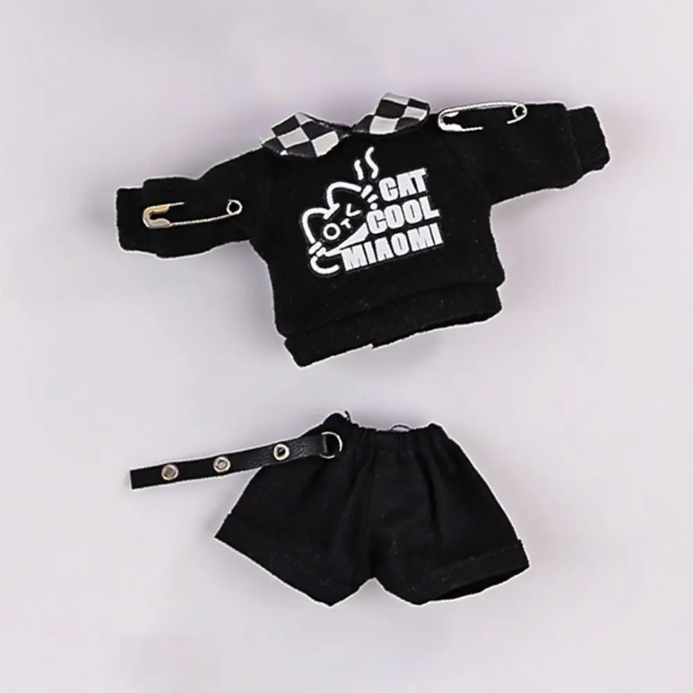 

DIY Hat Ob11 Doll Cat Hoodie Set Dress Up Mini Ob11 Hoodies Pants Clothes Vintage Cute Ob11 Bjd Doll Clothes Dollhouse