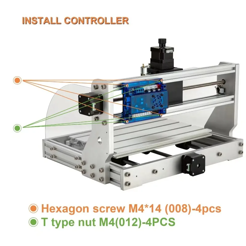 3 Axis 3018 CNC Router 300X180X45mm 300W Mach3 Desktop Engraver Wood Carving Metal Cutting DIY Craft Industrial Machine Tool view 4