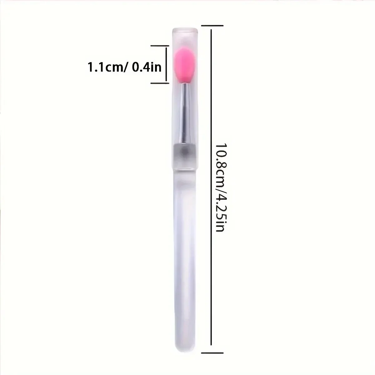 Borstel Lippenstift met Deksel Gemakkelijk en Efficiënt 8 STKS Siliconen Lipcrème en Lipgloss Applicator Make-up Schoonheid Borstels voor Oogschaduw