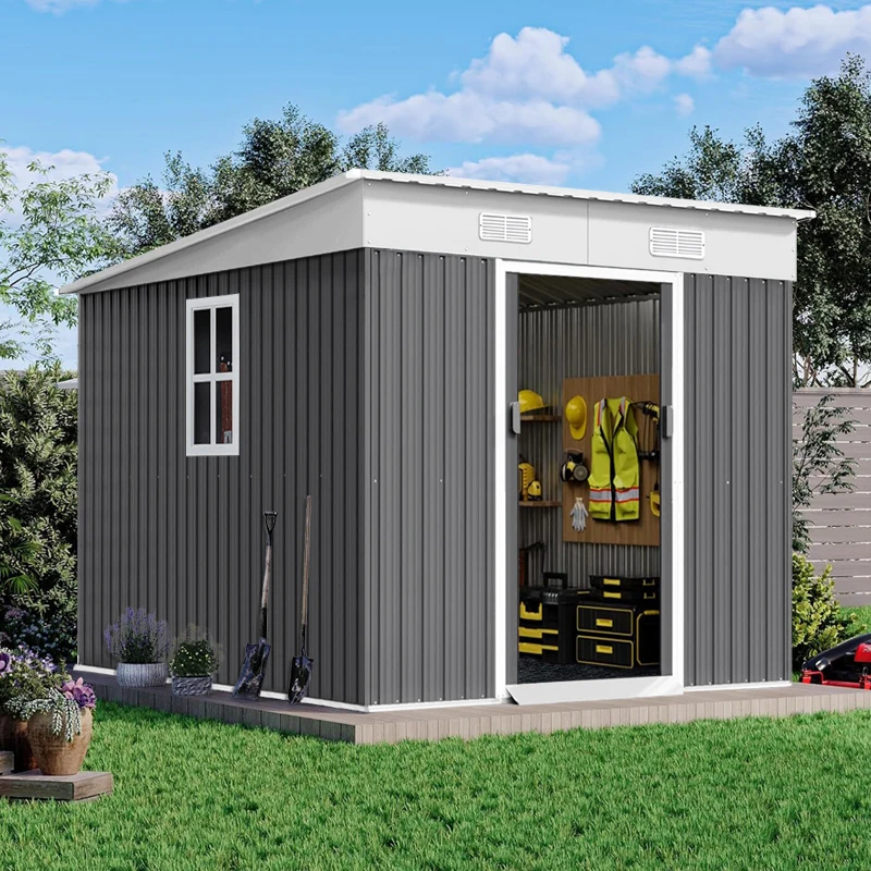 

Outdoor tool room courtyard storage room garden with window simple combination house assembly