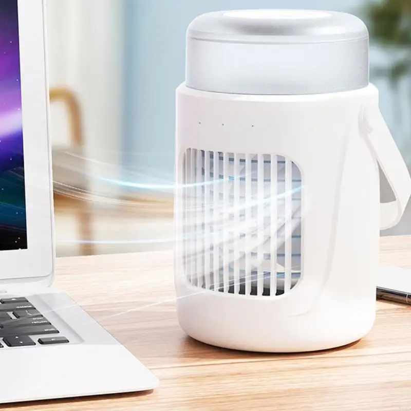 Practical Air Cooling Fan Air Conditioning Fan with 3 Speed Option Table Fan Perfect for Home Office or Dorm Room N58D