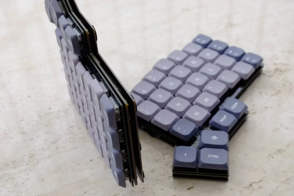 Kit de teclado dividido If-ergolite, teclado inalámbrico de perfil bajo, programador ergonómico personalizado de intercambio en caliente, compatible con teclado para juegos VAIL