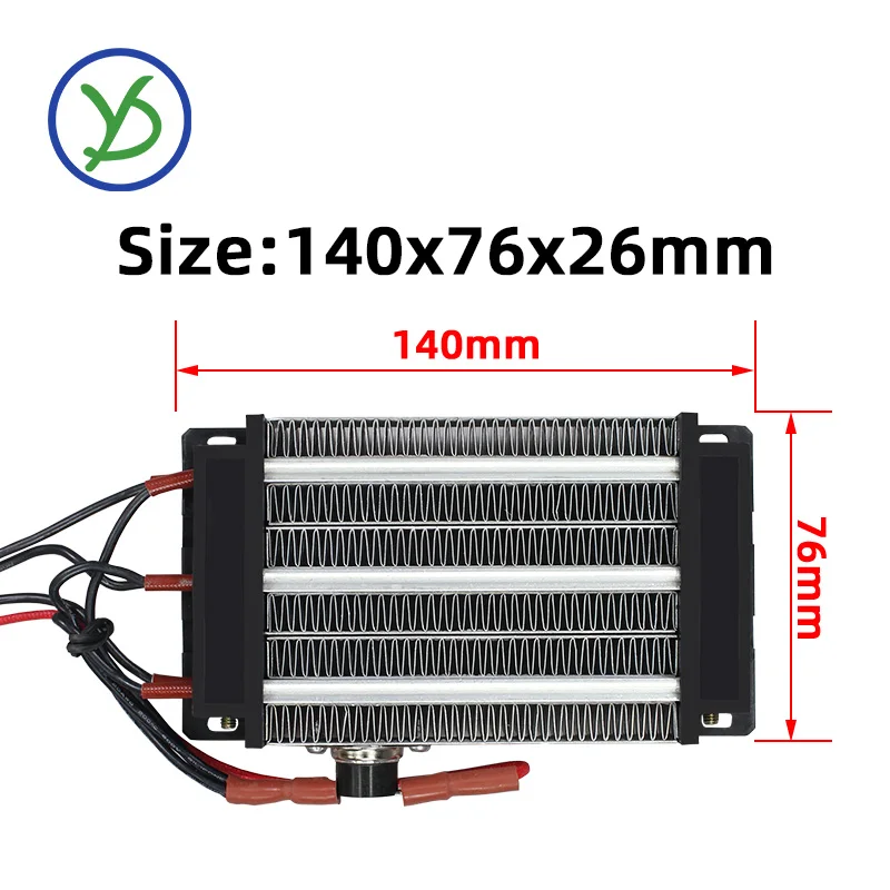 220V 750W ACDC Egg incubator heater Insulation-Thermostatic PTC ceramic air heater PTC heating element 96A3 140*76mm