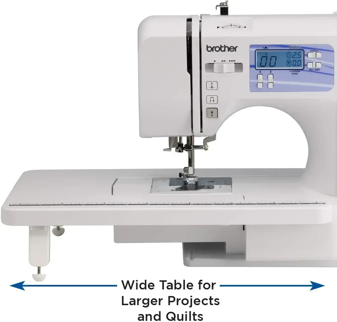 For Sewing and Quilting Machine, HC1850, 185 Built-in Stitches, LCD Display, 8 Included Sewing Feet