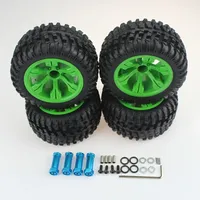 1:12 Off-Road Car Wheel Rims RC Rubber Car Tires for WLtoys 12428 WLtoys 12427 RC Toy Accessory