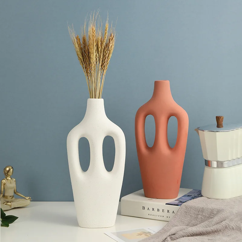 Gourd Three-layer Vase Ceramic Special-shaped Arrangement Room Table Hydroponic Art Decoration