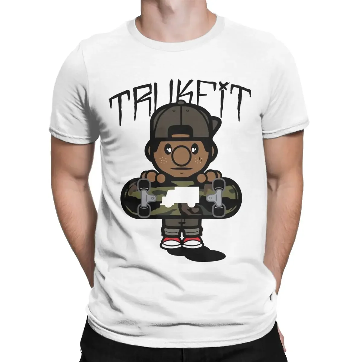 Новое поступление, мужские и женские футболки Trukfit, Лил Уэйн, раппер, одежда, крутая футболка в стиле хип-хоп из 100% хлопка, одежда, потрясающая футболка
