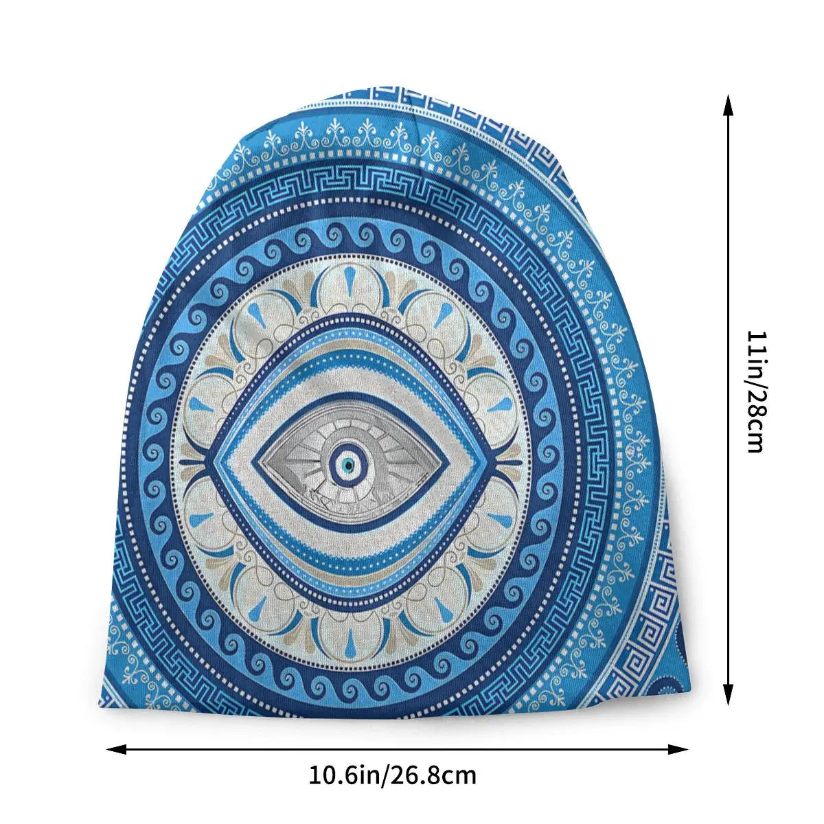 Evil Eye Fashion Thin Hats Greek Mati Mataki - Greek Evil Eye Ornament Bonnet High Quality Skullies Beanies Caps