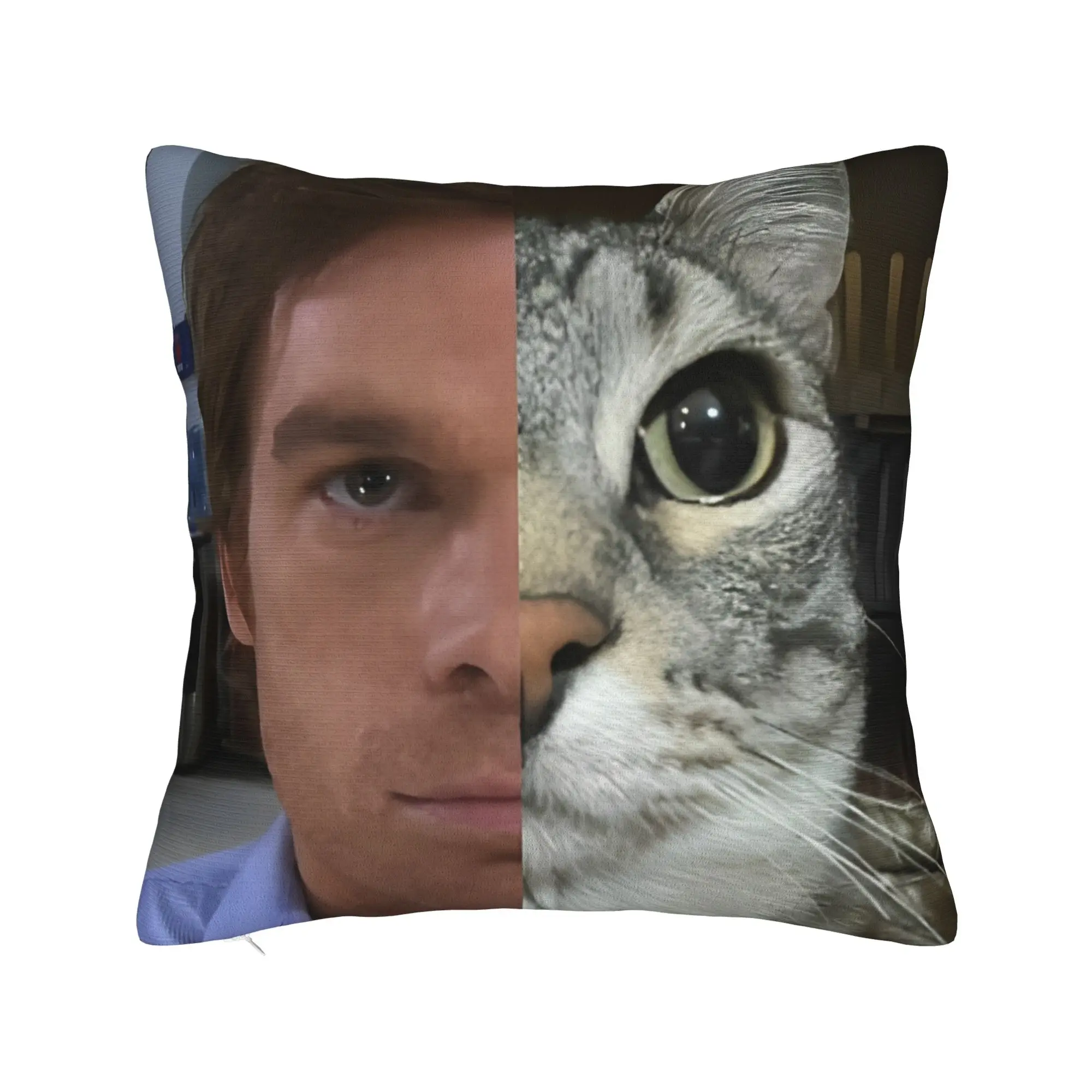 Dexter  Pillow Case  Retro Trendy Pillow Cover Soft Pillowcases For Chair Sofa Home Decor