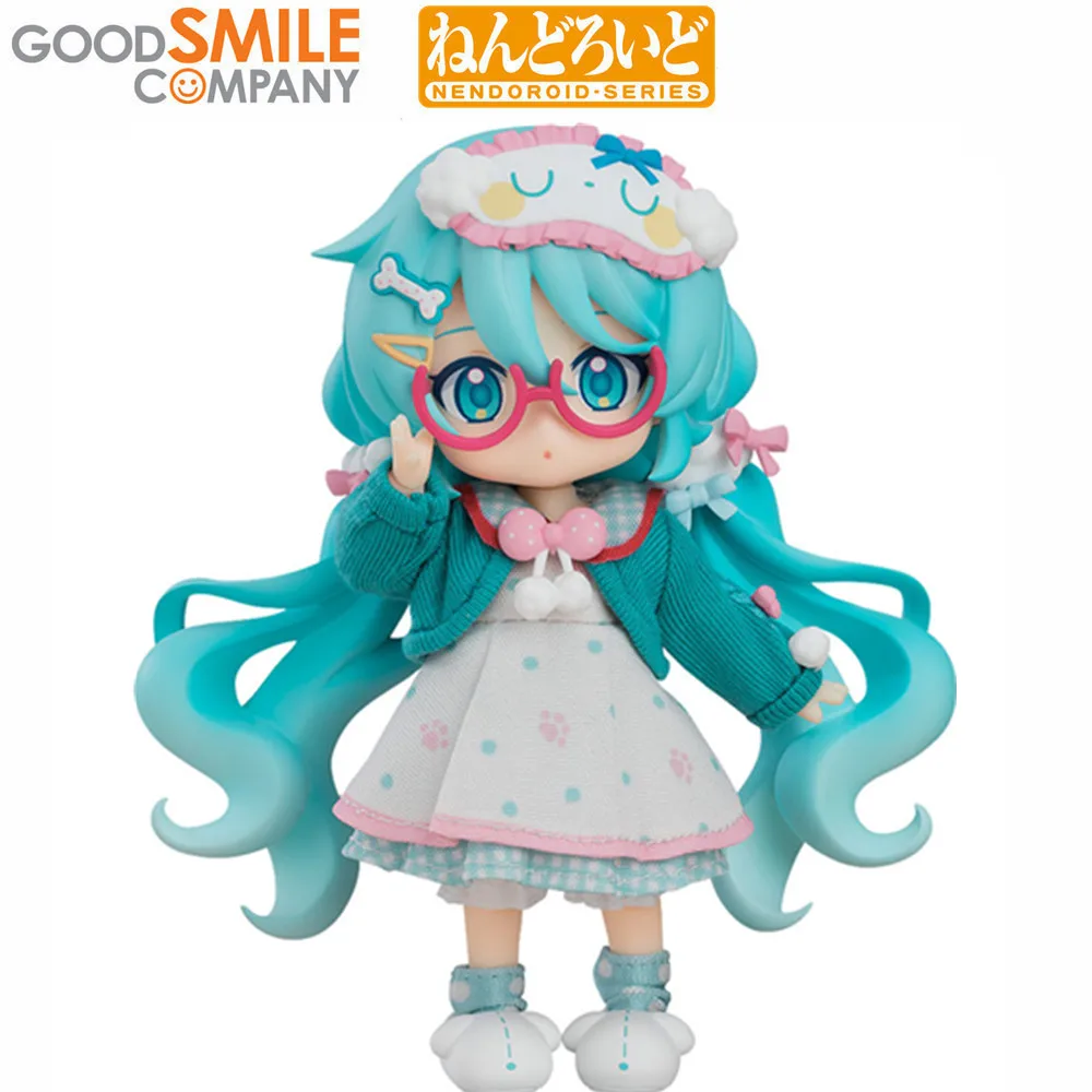Original Doll Vocal Series 01 Hatsune Miku Loungewear Outfit Ver. Anime Figur Kwaii Q PVC Modell