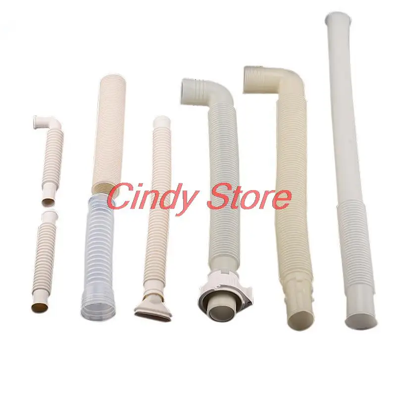 

1pc The Washing Machine Inside Adapter Tube Drain-pipe Universal Tube Insert Connect Overflow Tube Elbow Straight End Water Pipe