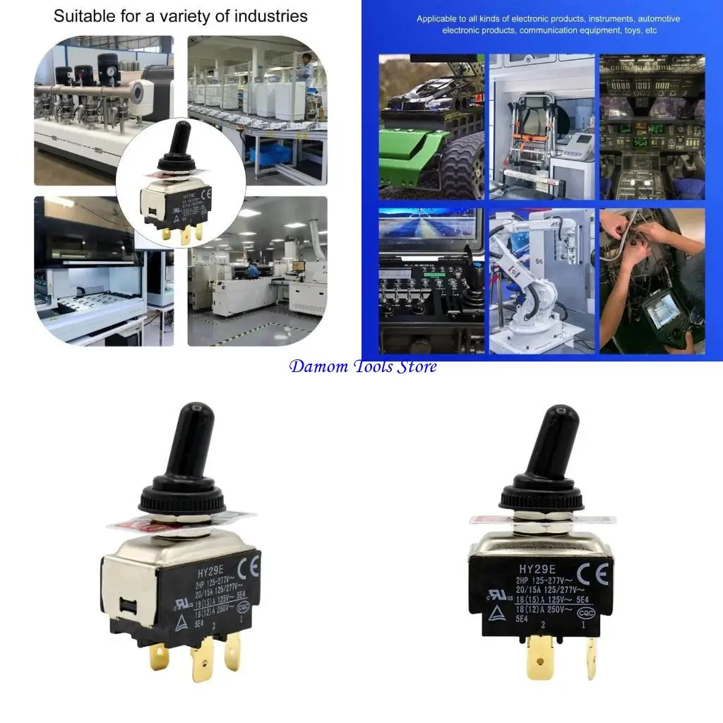 

57be промышленные переключатели переключателей 4 штифта ПВХ для проектов и приложений для ламп