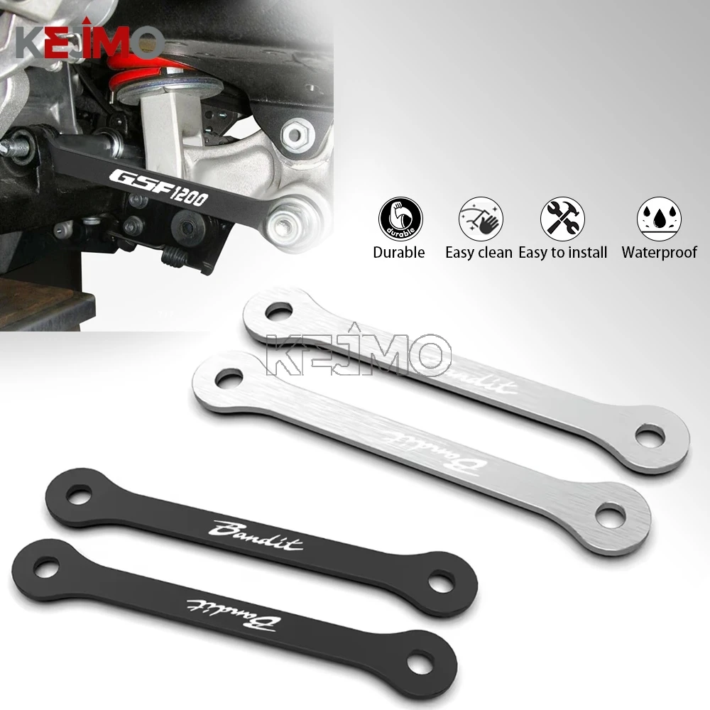 

2006 2005 For SUZUKI Bandit GSF 1200 GSF1200 1996 1997 1998 55MM Suspension Linkages Dog bones Linkage Rear Jack up Lowering Kit