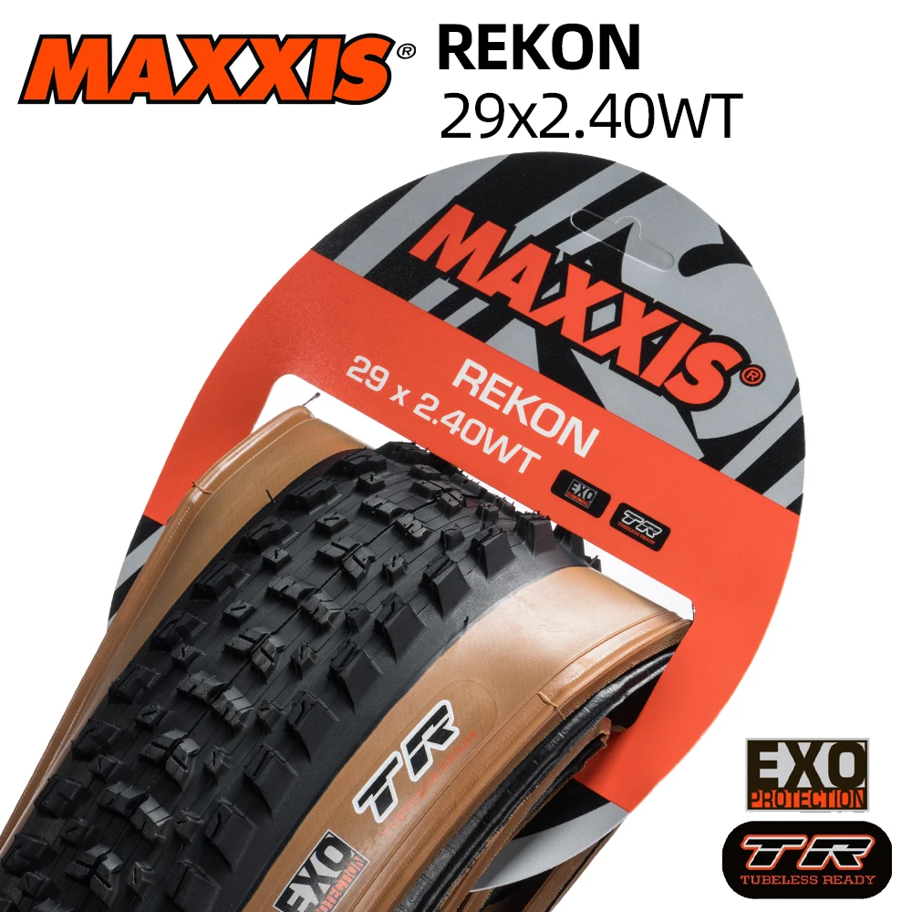 29X2.40WT 61-622 MAXXIS REKON TUBELESS MOUNTAIN BICYCLE TIRE OF MTB BIKE TYRE AM FR DH 29X2.40