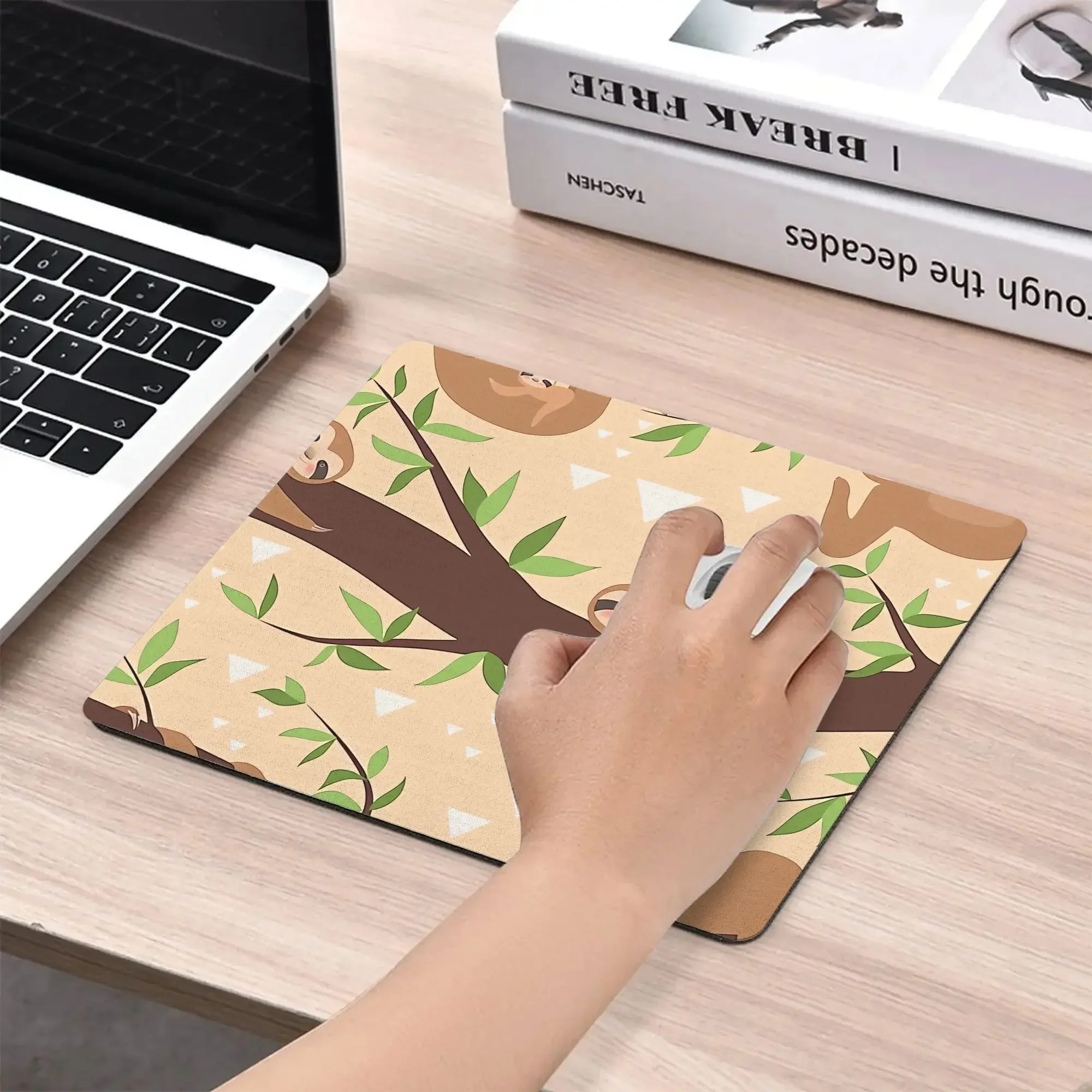 CIFBUY Gaming Mouse Pad XXL Large Desk Mat Cute Sloth Extended Keyboard Tray Wrist Rest Non Slip Smooth Surface for Office Home