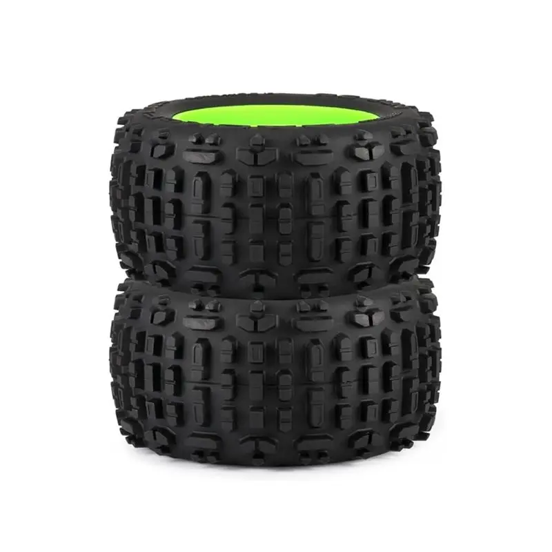 AS96-4Pcs 152Mm 1/8 1/10 Monster Truck Tire With 12/14/17Mm Wheel Hex For TRAXXAS Sledge E-Revo ARRMA KRATON Outcast