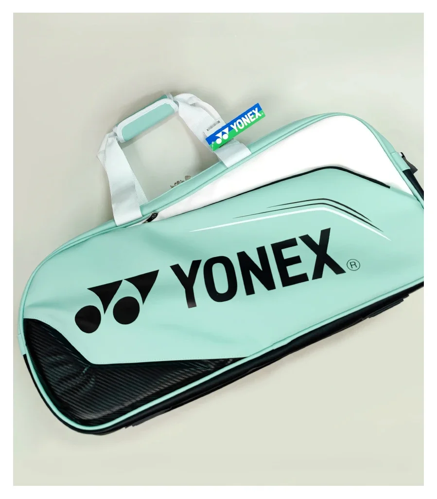 Yonex 2024 Lente En Zomer Nieuwe Badminton Racket Tas Draagbare Grote Capaciteit Tas Draagbare Duurzame Sporttas Voor Mannen En Vrouwen