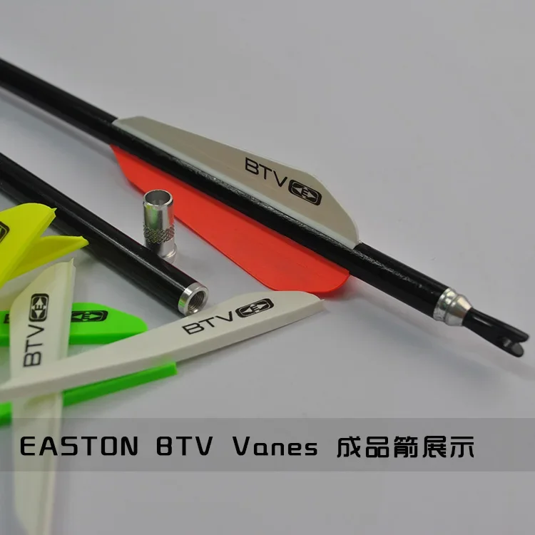 

30PCS 3INCH BTV Plastic Vane for Carbon Fiberglass Wood Bolts Arrows Accessories Archery Bow