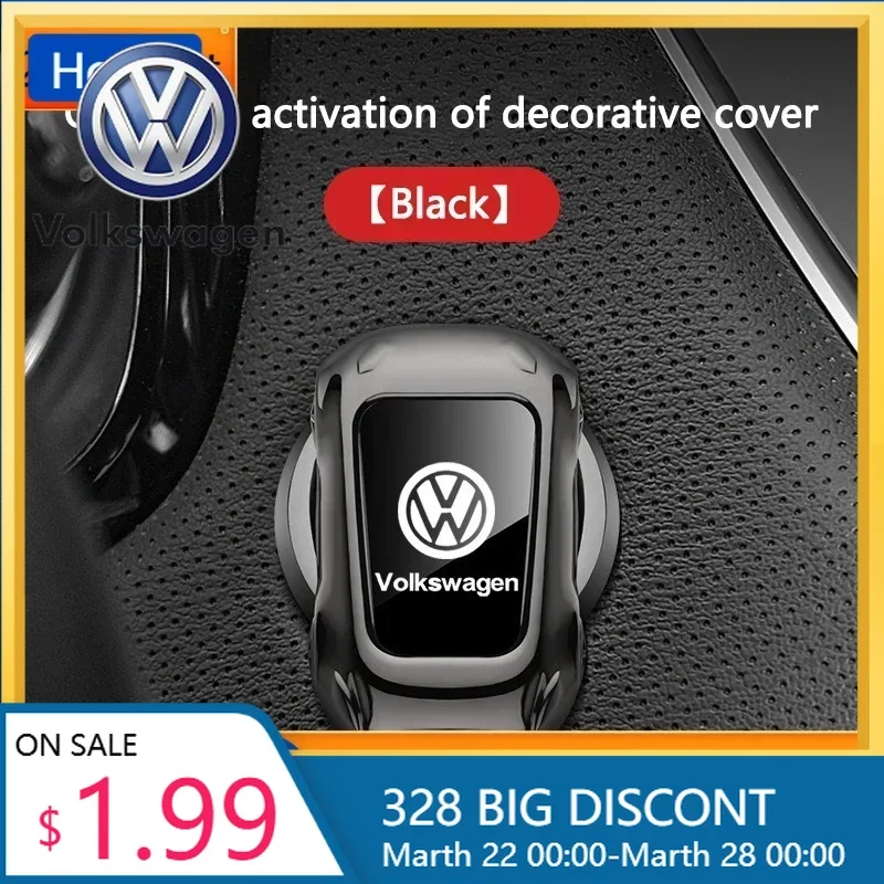 

VW New Car One Click Start Button Protective Cover Decoration Sticker For Volkswagen VW GTI Jetta Golf Passat Polo Touareg Tigua