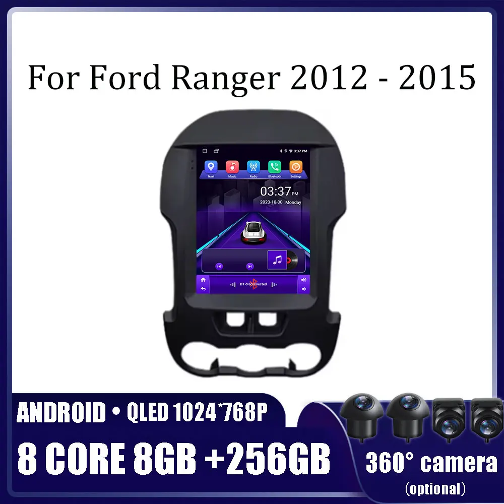 Android OS Player For Ford Ranger 2012 2013 2014 2015 Car Intelligent System Radio Multimedia Video GPS CarPlay Auto 4G+WIFI BT