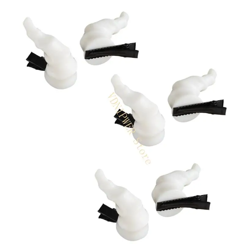 3 pares Barretas Horn Horn para Cosplay Costume anime Accesorios ACCESORIOS PERSORES DEL PUEBLO DEL PUEBLO PARA ROLEPLAY