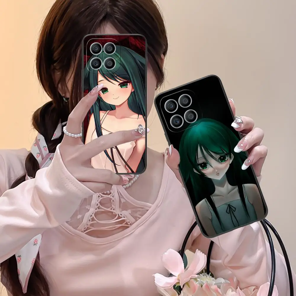 Saya no Uta حافظة هاتف محمول لهاتف Honor 90 80 70 60 50 30 20 10 9 8 7 Pro S SE Lite 5G غطاء طباعة ملون للهاتف الذكي