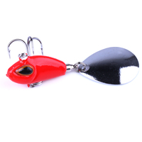 Spin Tail Jigs bait  VIB With Spoon Fishing Lure 10g 2.1cm Fishing Tackle Crankbait Vibration Spinner Sinking Bait 2.5CM-11.5G