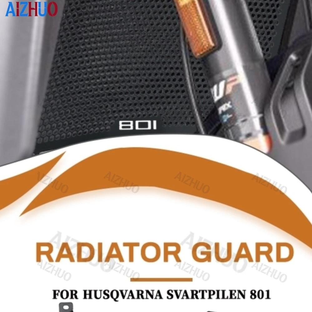 

For Husqvarna Svartpilen 801 Vitpilen 801 T5-5754 2024 2025 2026 2027 Radiator Grille Guard Aluminium Motorcycle Accessories