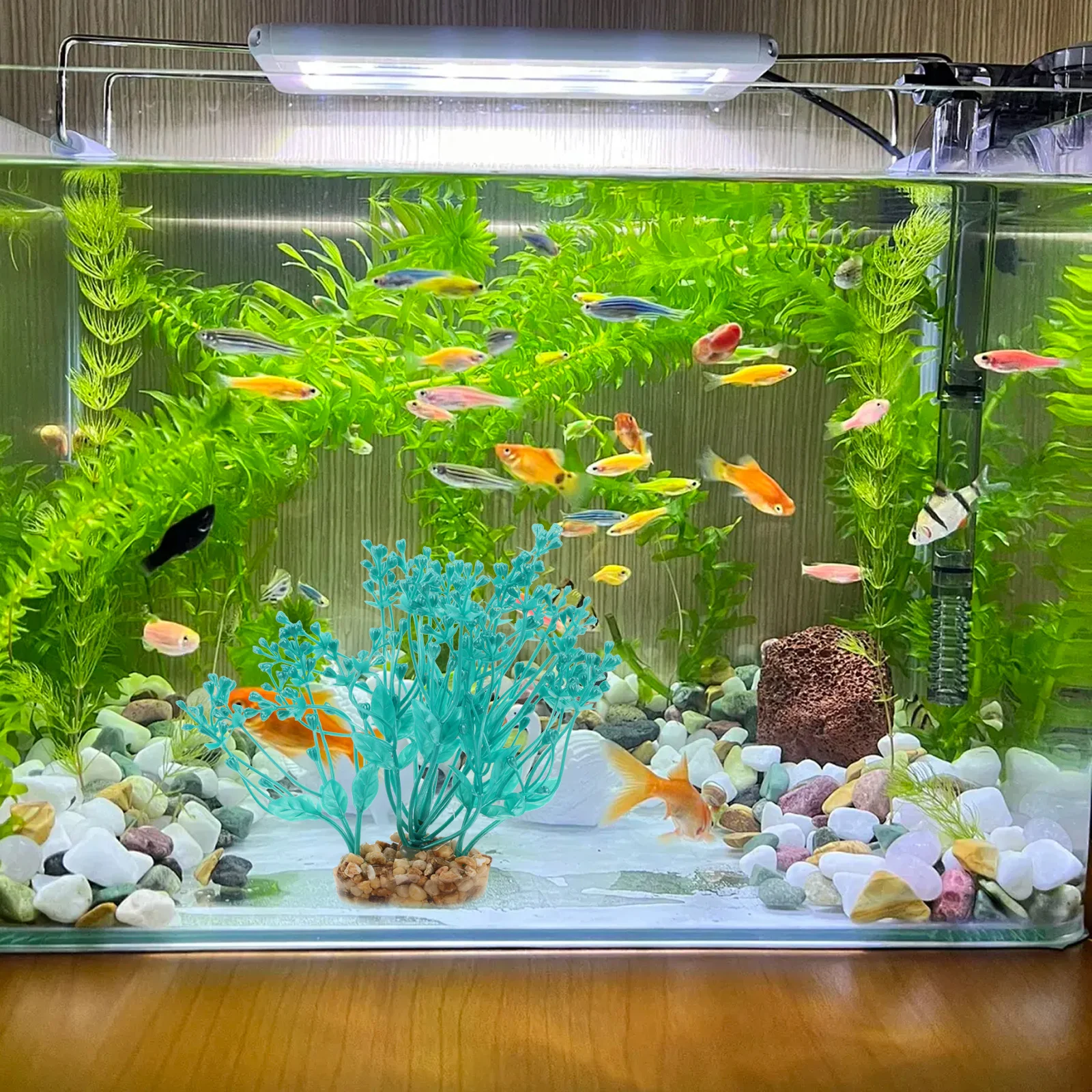 

Artificial Water Grass Fish Tank Decoration Realistic Plastic Aquarium Plants Freshwater Betta Fish Tank Accessories Aquarium