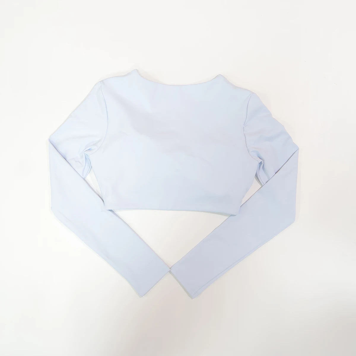 Langärmliges Damen-Fitness-T-Shirt mit tiefem V-Ausschnitt für Laufen im Freien, Yoga-Kleidung, Herbst-/Winter-Kollektion, Lauf- und Fitness-Top – Detail 3