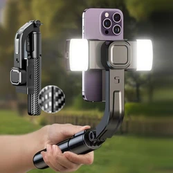 Wireless Remote Control 1-Axis Gimbal Smartphone Stabilizer Anti Shake Selfie Stick Phone Holder Tripod for Mobile Live Video