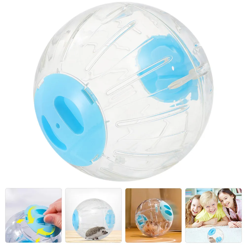 2Pcs Hamster Fitness Balls Transparent Breathable Running Cage Exercise Ball Small Pet Supplies Hamster Exercise Balls