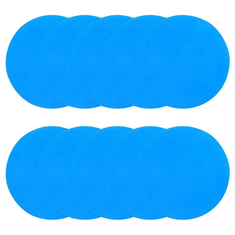 Inflatable Pool Self-Adhesive Repair Patches, Suitable For Repairing Inflatable Beds, Boats And Swimming Rings (10PC)