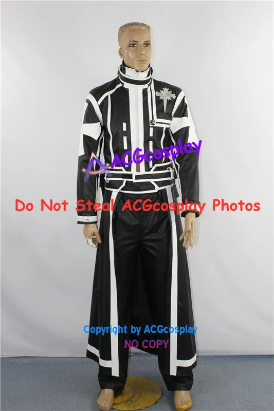 D.Gray-Man Yu Kanda Cosplay Costume acgcosplay Faux Leather Costume