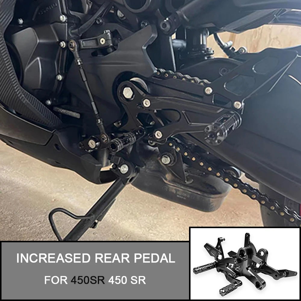 For CF 450SRS Single and Double Rocker Arm Increased Rear Pedal For Motorcycle Footrest Footpeg Articulated Pedal System