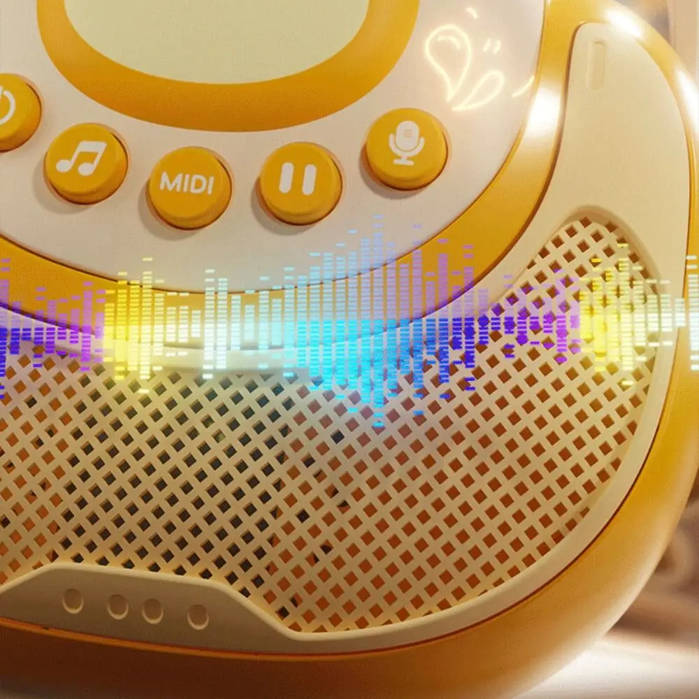 Musical Instrument Wireless Karaoke Children's Recordable Plastic Singing Machine with Light Music Karaoke Machine Educational