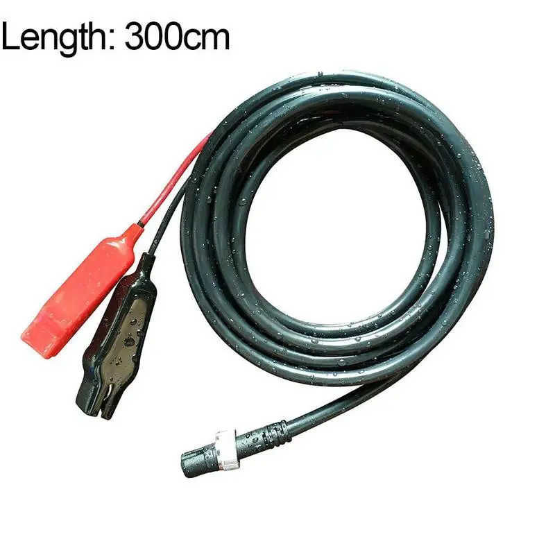 3M Power Cord for SHIMANO DAIWA Power Cable Battery Connecting Line Double Connectors  Electric Fishing Reels Accessories view 2