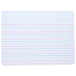 Petit tableau blanc à grille horizontale pour enfants, tableau blanc, cartes de mots avec lignes effaçables à sec pour bureau