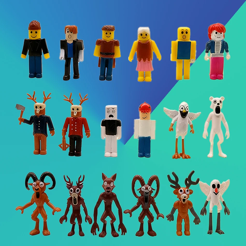 새로운 99 Nights In The Forest 피규어 데스크탑 장식용 수집 피규어 모델 올빼미 사슴 플라스틱 피규어 장난감 생일 선물